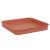 Tavă Pătrată pentru Flori 6 pcs Roșu cărămidă 15 x 15 x 2 cm GartenMobel Dekor