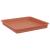 Tavă Pătrată pentru Flori 6 pcs Roșu cărămidă 18 x 18 x 2 cm GartenMobel Dekor