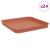 Tavă Pătrată pentru Flori 24 pcs Roșu cărămidă 21 x 21 x 2 cm GartenMobel Dekor