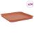 Tavă Pătrată pentru Flori 24 pcs Roșu cărămidă 32 x 32 x 2,5 cm GartenMobel Dekor