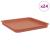 Tavă Pătrată pentru Flori 24 pcs Roșu cărămidă 36 x 36 x 2.5 cm GartenMobel Dekor
