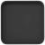 Tavă Pătrată pentru Flori 24 pcs Negru 21 x 21 x 2 cm Plastic GartenMobel Dekor