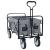 Trolley Manevrabil Pliabil Gri 94 x 53 x 99 cm Tesătură Oxford GartenMobel Dekor