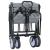 Trolley Manevrabil Pliabil Gri 94 x 53 x 99 cm Tesătură Oxford GartenMobel Dekor