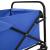 Trolley Manevrabil Pliabil Manual albastru 94 x 53 x 99 cm GartenMobel Dekor
