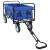 Trolley Manevrabil Pliabil Manual albastru 94 x 53 x 99 cm GartenMobel Dekor