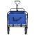 Trolley Manevrabil Pliabil Manual albastru 94 x 53 x 99 cm GartenMobel Dekor