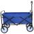 Trolley Manevrabil Pliabil Manual albastru 94 x 53 x 99 cm GartenMobel Dekor