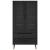 Dulap cu Vitre Negru 90 x 35 x 175 cm GartenMobel Dekor
