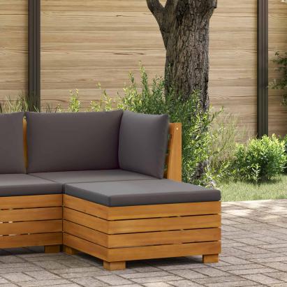 Taburet pentru grădină Lemn Solid de Acacia Maro GartenMobel Dekor