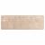 Covor Runner MARSA Bej 50 x 150 cm Poliester și PVC GartenMobel Dekor