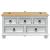 storage box cu sertar Alb 90 x 78 x 45 cm Lemn de pin masiv GartenMobel Dekor