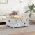 storage box cu sertar Alb 90 x 78 x 45 cm Lemn de pin masiv GartenMobel Dekor