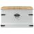 storage box cu raft Alb 78 x 78 x 45 cm Lemn de pin masiv GartenMobel Dekor