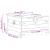 storage box cu raft Alb 78 x 78 x 45 cm Lemn de pin masiv GartenMobel Dekor