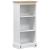 Bibliotecă Alb 46 x 29 x 100 cm Lemn de pin masiv GartenMobel Dekor