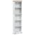 Bibliotecă Alb 46 x 20 x 170 cm Lemn de pin masiv GartenMobel Dekor