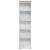 Bibliotecă Alb 46 x 20 x 170 cm Lemn de pin masiv GartenMobel Dekor