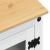 Dulap HiFi Alb 60 x 50 x 82 cm Lemn de pin masiv GartenMobel Dekor