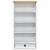 Dulap pentru CD-uri Alb 52 x 17.5 x 103 cm Lemn de pin masiv GartenMobel Dekor