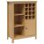 Cabinet pentru vin HILL Maro miere 79.5 x 40 x 107.5 cm GartenMobel Dekor