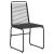 Scaune de grădină 2 pcs Negru 48 x 55 x 89,5 cm Ratan GartenMobel Dekor