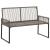 Set de Mobilier pentru Exterior 9 pcs Gri și gri închis GartenMobel Dekor