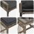 Set de Mobilier pentru Exterior 11 pcs Gri și gri închis GartenMobel Dekor