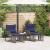 Set de Mobilier pentru Exterior 11 pcs Gri și albastru marin GartenMobel Dekor