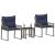 Set de Mobilier pentru Exterior 7 pcs Gri și albastru marin GartenMobel Dekor