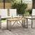Masă de exterior Gri și Brown 80 x 40 x 40 cm poliratan GartenMobel Dekor