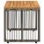 Masă de exterior Gri și Brown 80 x 40 x 40 cm poliratan GartenMobel Dekor