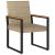 Set de Mobilier pentru Exterior 4 pcs Bej și alb crem poliratan GartenMobel Dekor