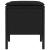 Taburet pentru grădină 2 Bucată Negru 38 x 38 x 45 cm Ratan PE GartenMobel Dekor