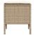 Taburet pentru grădină 2 Bucată Bej și crem 38 x 38 x 45 cm GartenMobel Dekor