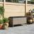 Taburet pentru grădină Gri și gri închis 80 x 38 x 45 cm GartenMobel Dekor