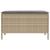 Taburet pentru grădină Beige și gri deschis 80 x 38 x 42 cm GartenMobel Dekor