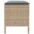 Taburet pentru grădină Beige și gri deschis 80 x 38 x 42 cm GartenMobel Dekor