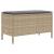 Taburet pentru grădină Beige și gri deschis 80 x 38 x 42 cm GartenMobel Dekor
