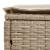 Taburet pentru grădină Bej și crem 80 x 38 x 42 cm Ratan PE GartenMobel Dekor