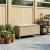 Taburet pentru grădină Bej și crem 80 x 38 x 42 cm Ratan PE GartenMobel Dekor