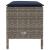 Taburet pentru grădină Gri și albastru marin 80 x 38 x 42 cm GartenMobel Dekor