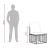 Canapea de grădină cu 4 locuri fără brațe 4 pcs GartenMobel Dekor