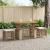 Set de masă pentru grădină cu pernă 4 pcs Bej și crem poliratan GartenMobel Dekor