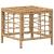 Set de masă pentru grădină cu pernă 3 pcs Natur și Alb GartenMobel Dekor