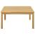 Masă de cafea Acacia deschis 85 x 85 x 45 cm GartenMobel Dekor