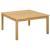 Masă de cafea Acacia deschis 85 x 85 x 45 cm GartenMobel Dekor