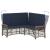 Set de canapele reclinabile pentru grădină 164 x 164 x 112 cm GartenMobel Dekor