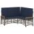 Set de canapele reclinabile pentru grădină 164 x 164 x 112 cm GartenMobel Dekor