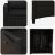 Scaun pentru Grădină 2 pcs Negru 56 x 64 x 94 cm GartenMobel Dekor